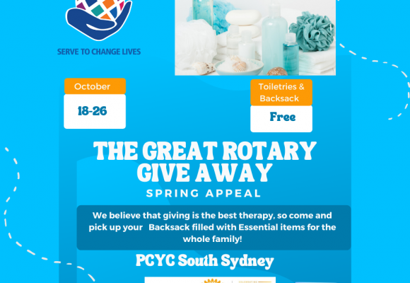 The Great Rotary Give-Away, Spring Appeal is on!